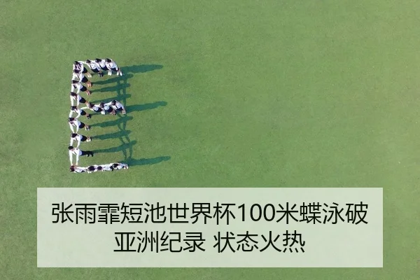 张雨霏短池世界杯100米蝶泳破亚洲纪录 状态火热